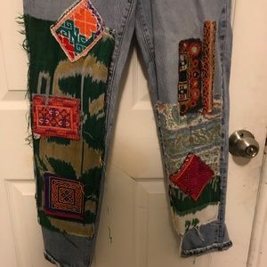 Urban Outfitters Patched Levi Jeans